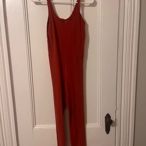 Lululemon Athletica Red Jumpsuit